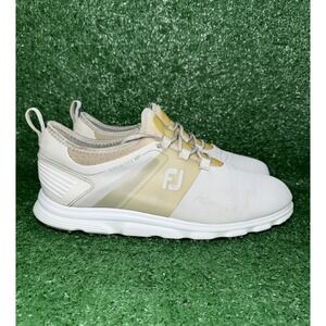 FootJoy SuperLites XP Men Size 11 White Grey Spikeless Golf Shoes Sneakers 58062